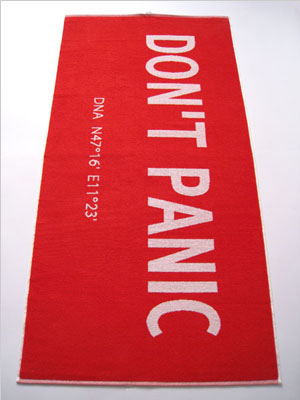 DON'T PANIC Towel für den Handtuch Tag